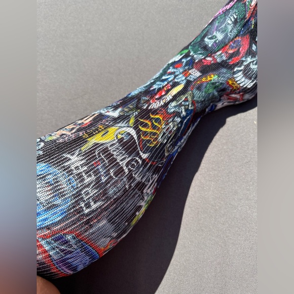 PiranaZ Psycho Speed Logo Knee High Over the Calf Racing Socks Unisex - Picture 8 of 11